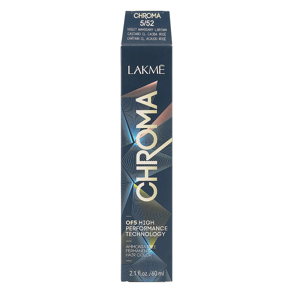 Lakme Chroma 5/52 Violet Mahogany Light Brown 60ml