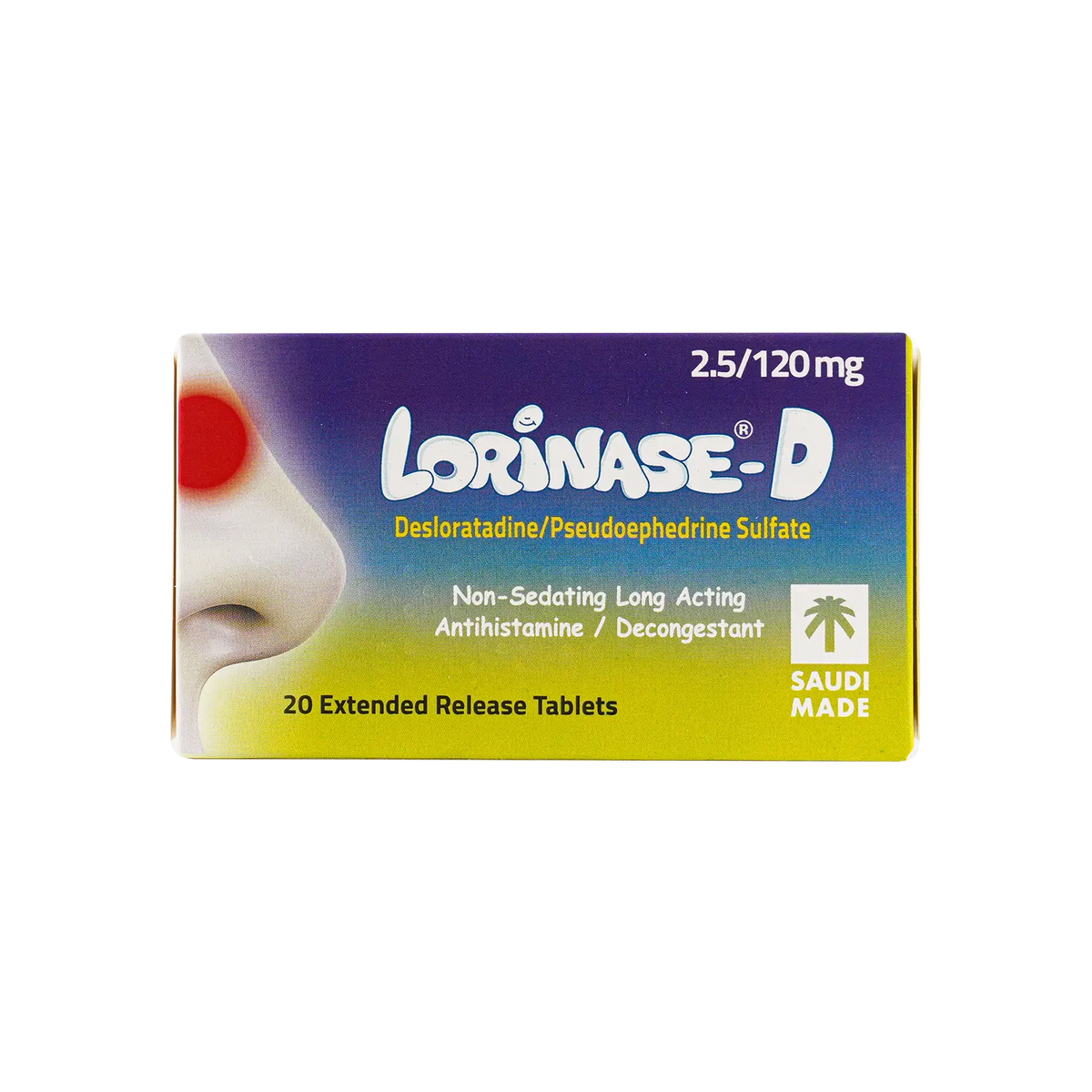 53161-Lorinase-D 2.5/120mg 20Tablets