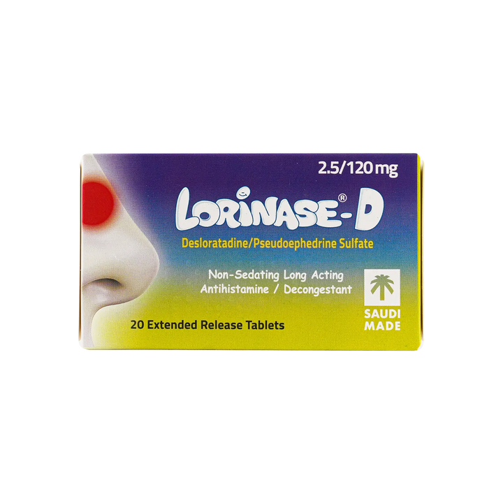 53161-Lorinase-D 2.5/120mg 20Tablets