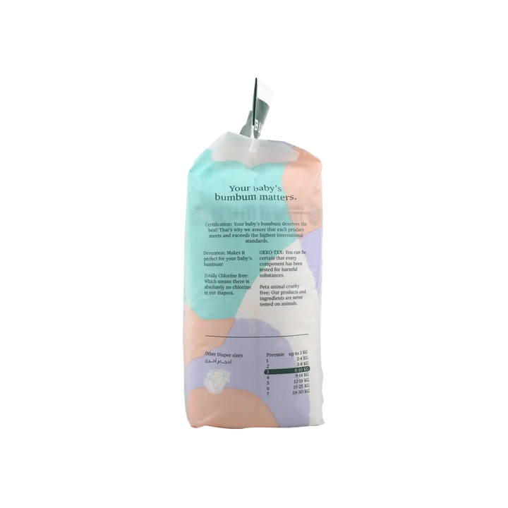 53166-Bumbum Baby Diaper NO.3 (6-10kg) 30PCS +1