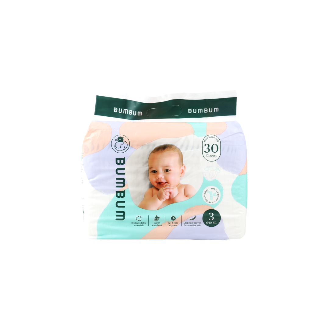 Bumbum Baby Diaper NO.3 (6-10kg) 30PCS