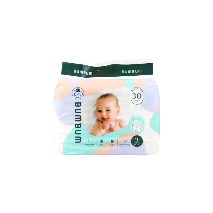 53166-Bumbum Baby Diaper NO.3 (6-10kg) 30PCS