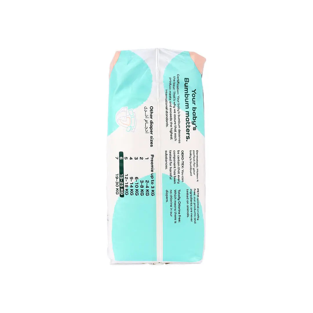 53169-Bumbum Baby Diaper NO.6 (15-25kg) 18PCS +2