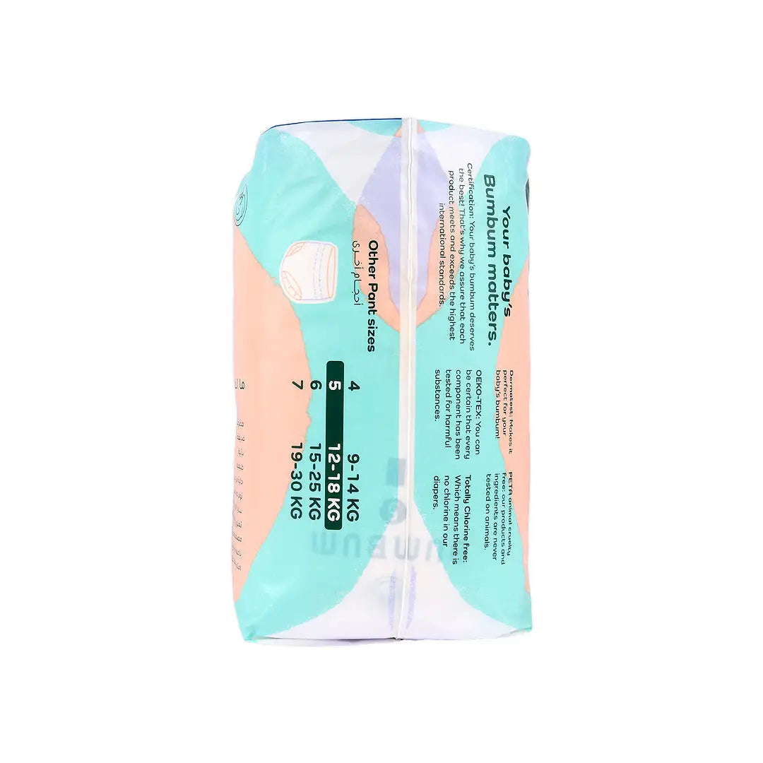 Bumbum Baby Diaper Pants NO.5 (12-18kg) 20PCS