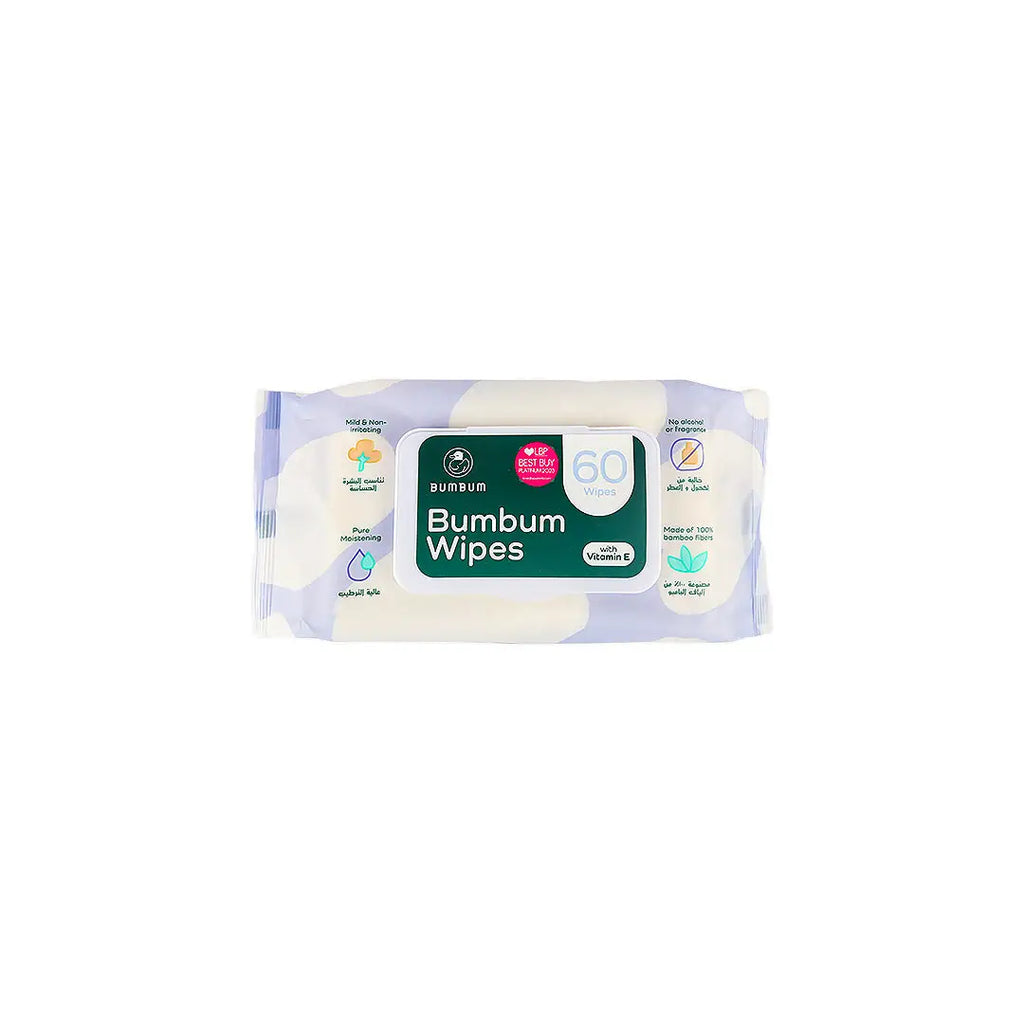 Bumbum Wipes 60 Wipes
