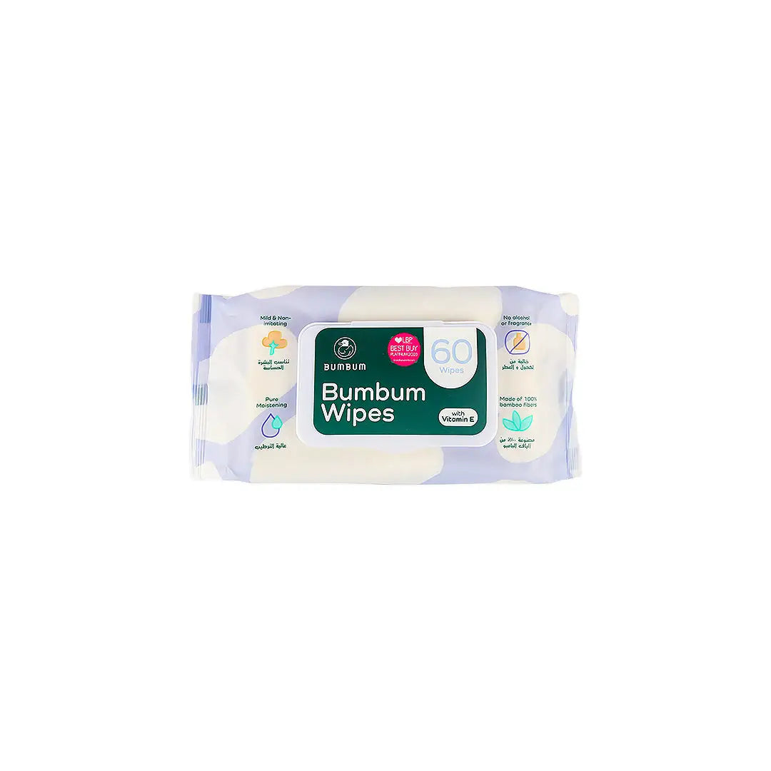 53175-Bumbum Wipes 60 Wipes