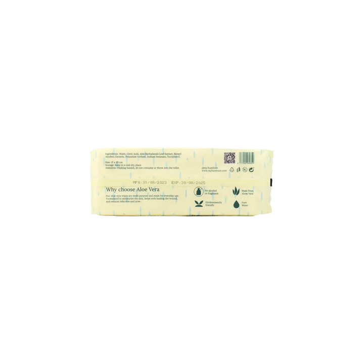 53176-Bumbum Aloe Wipes 28 Wipes +1