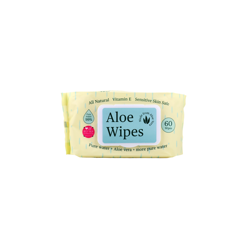 Bumbum Aloe Wipes 60 Wipes