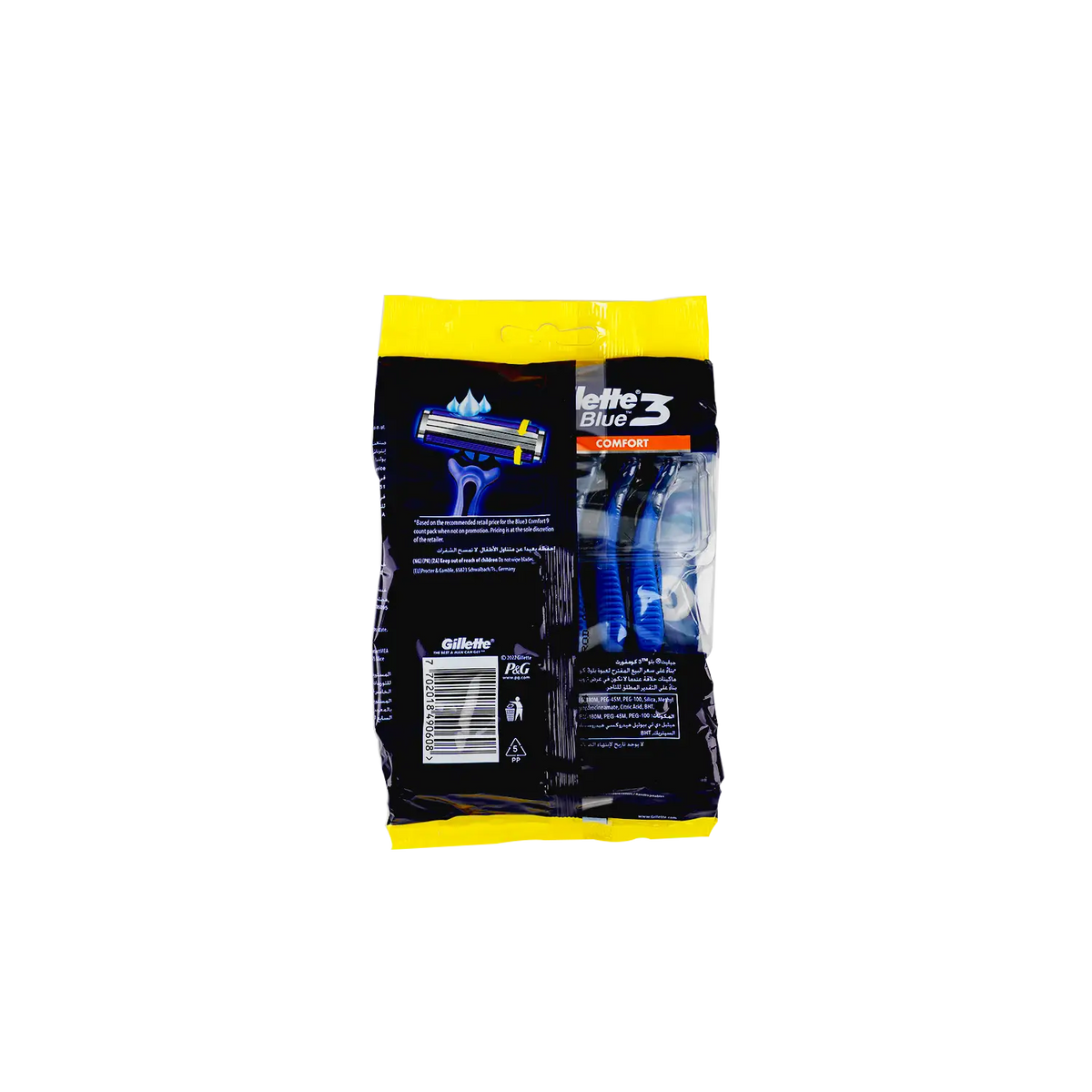 53198-Gillette Blue 3 Comfort 9+3Pcs +1