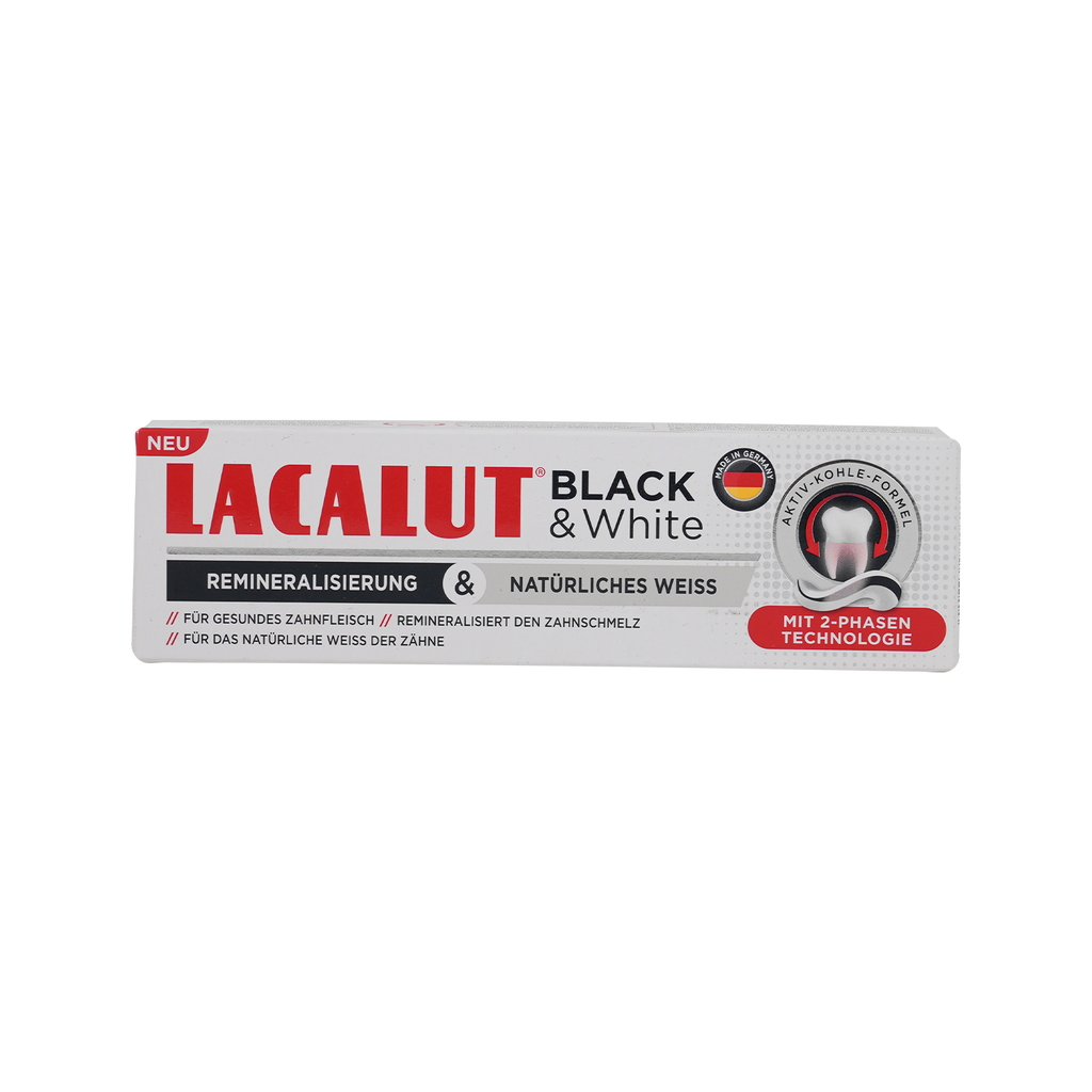 Lacalut Black & White Toothpaste 75ml