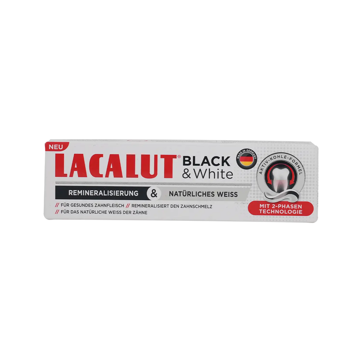 53204-Lacalut Black & White Toothpaste 75ml