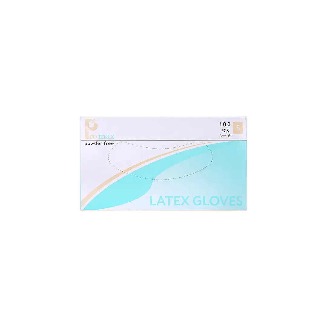 Promax Latex Examination Gloves 100 Pcs Power Free Size-S
