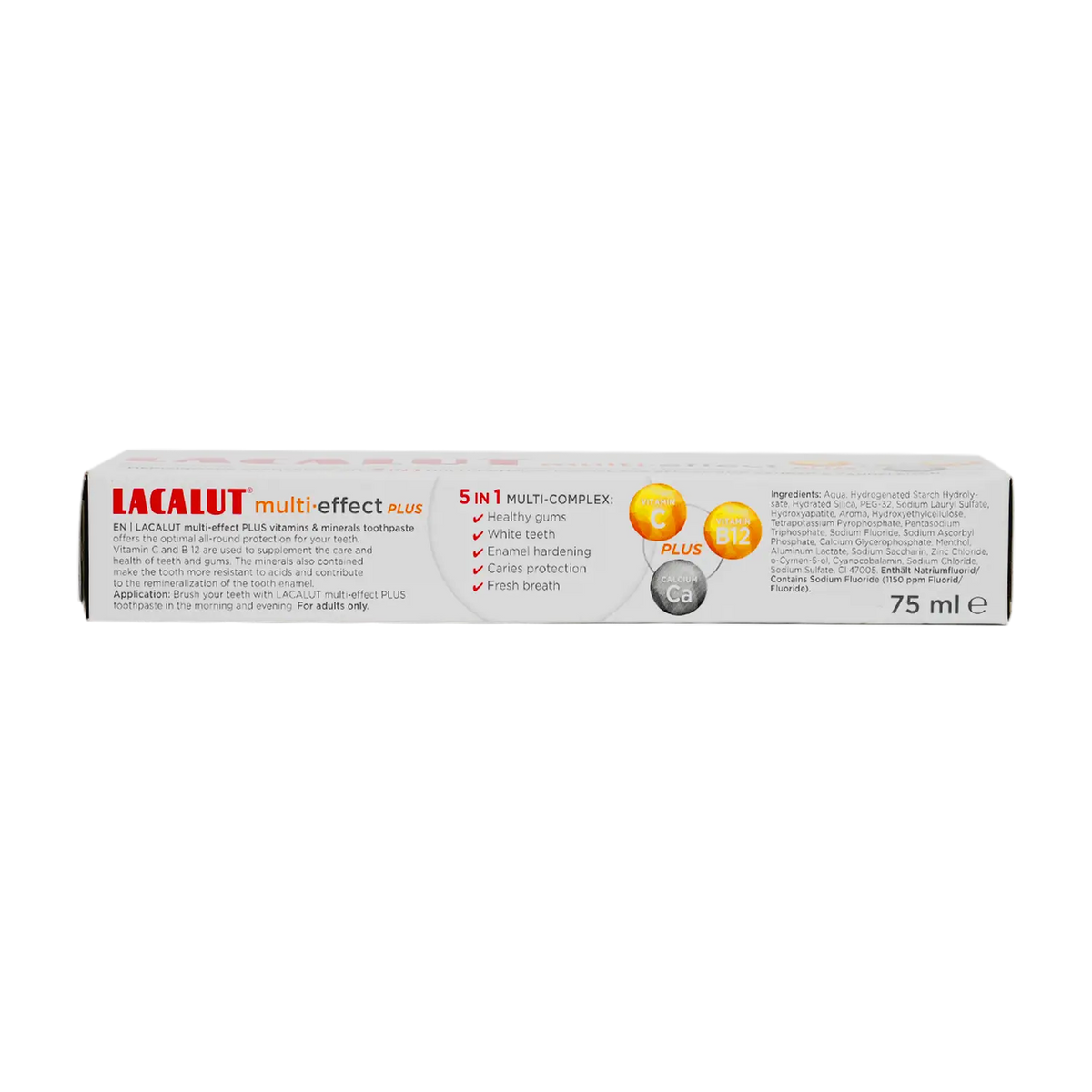 53216-Lacalut Multi-Effect Plus Toothpaste 75ml +1
