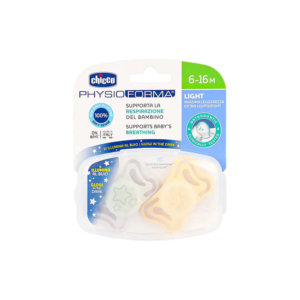 Chicco Physio Forma Light Glow (6-16M) 2Pcs -6382