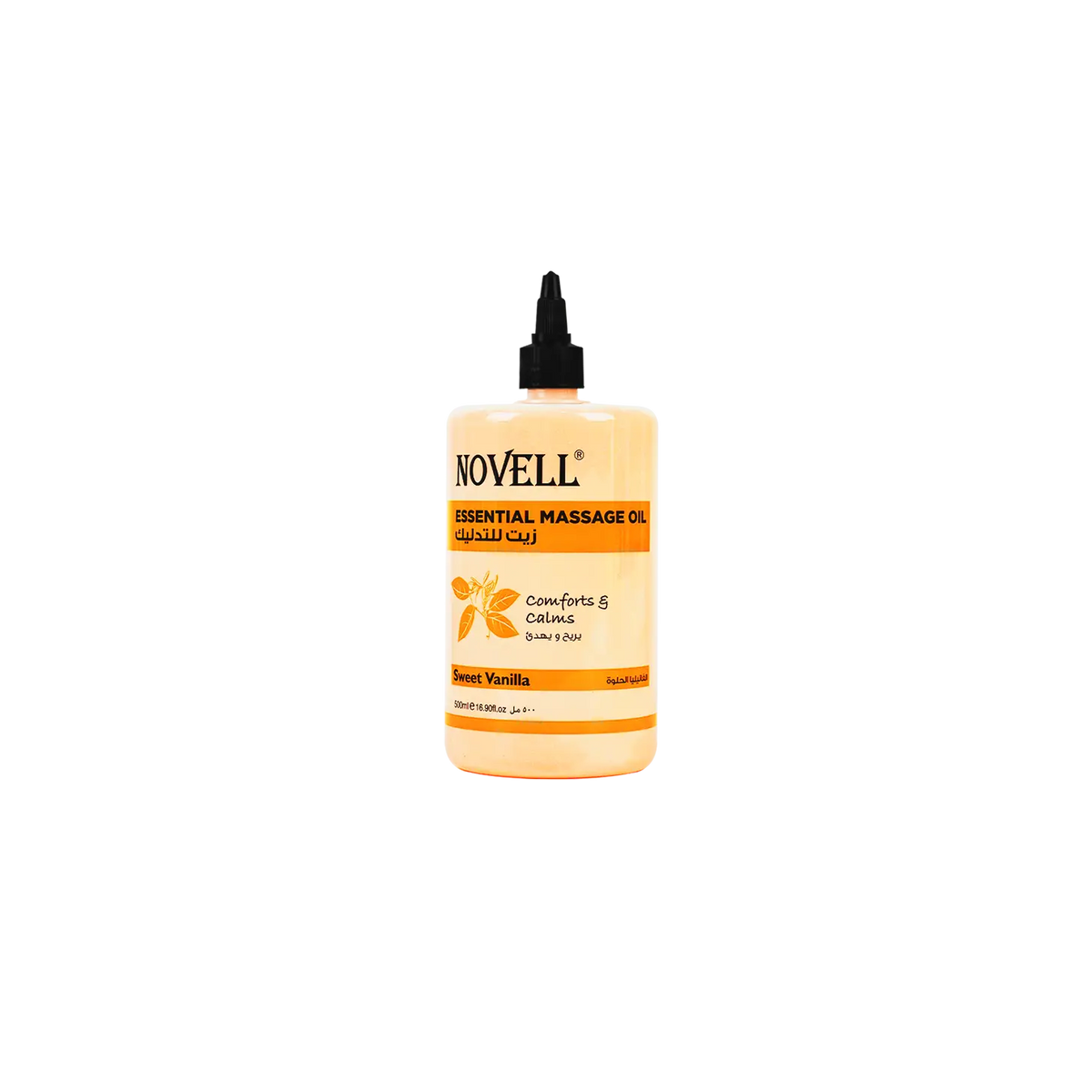 53236-Novell Organic Massage Oil Sweet Vanilla 500ml