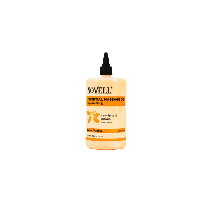 53236-Novell Organic Massage Oil Sweet Vanilla 500ml