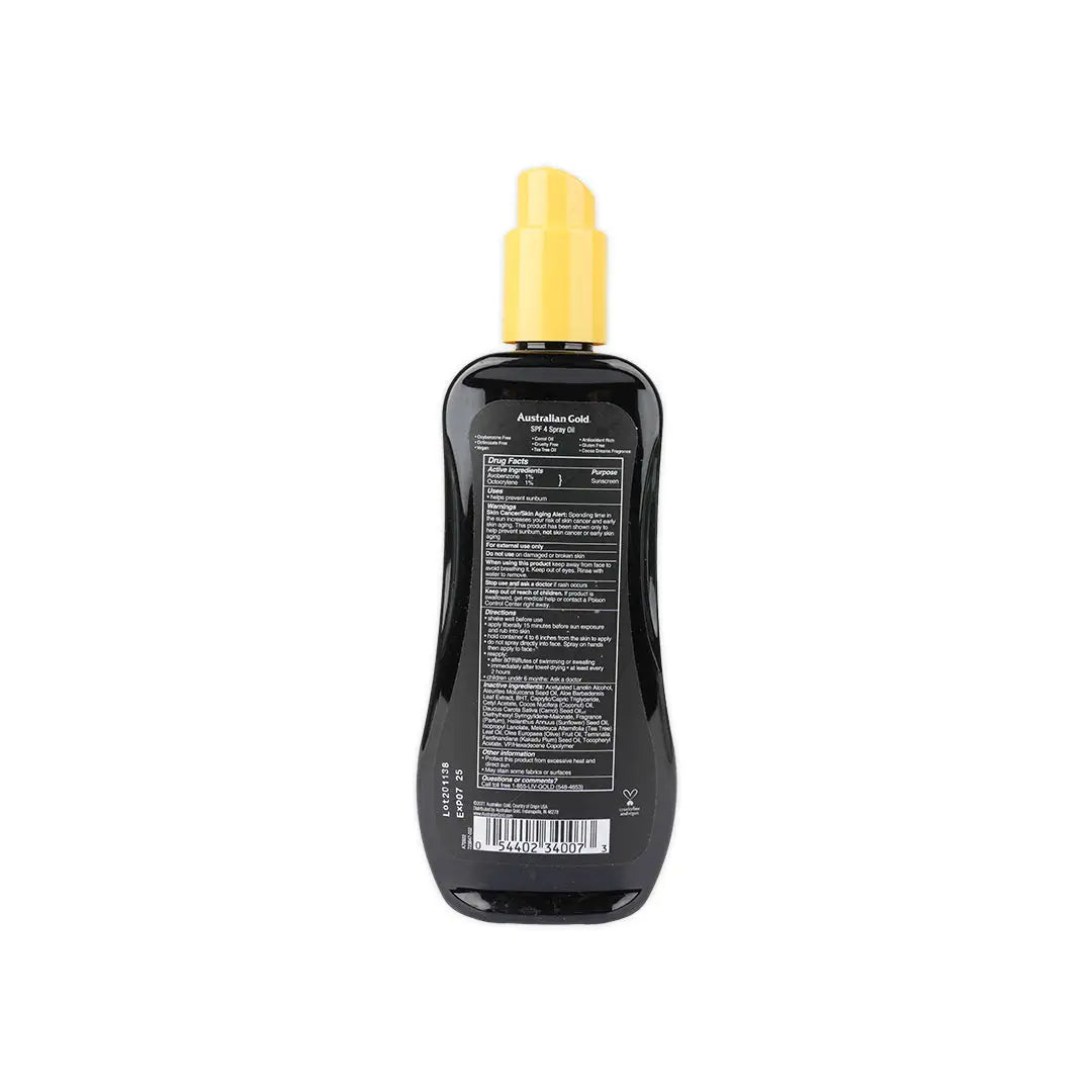 Australian Gold Hydrating Spray Oil Spf4 237ml