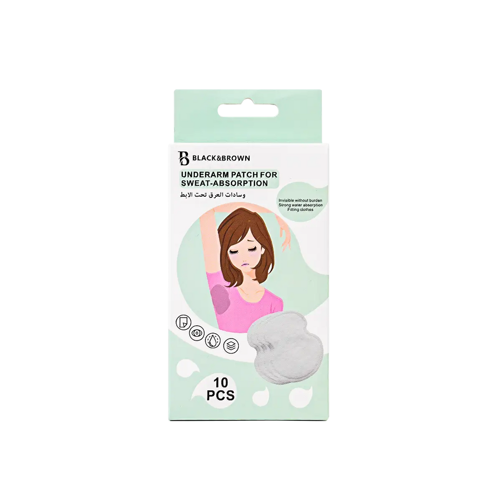 Black & Brown Underarm Patches 10pcs
