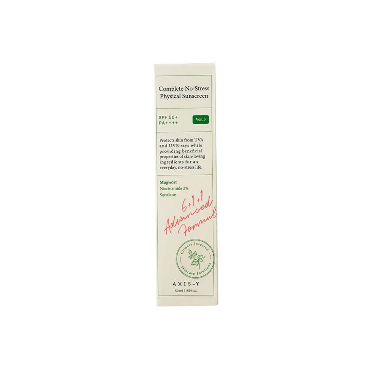 53249-Axis-Y No-Stress Physical Sunscreen SPF50+ PA++++ 50Ml +1
