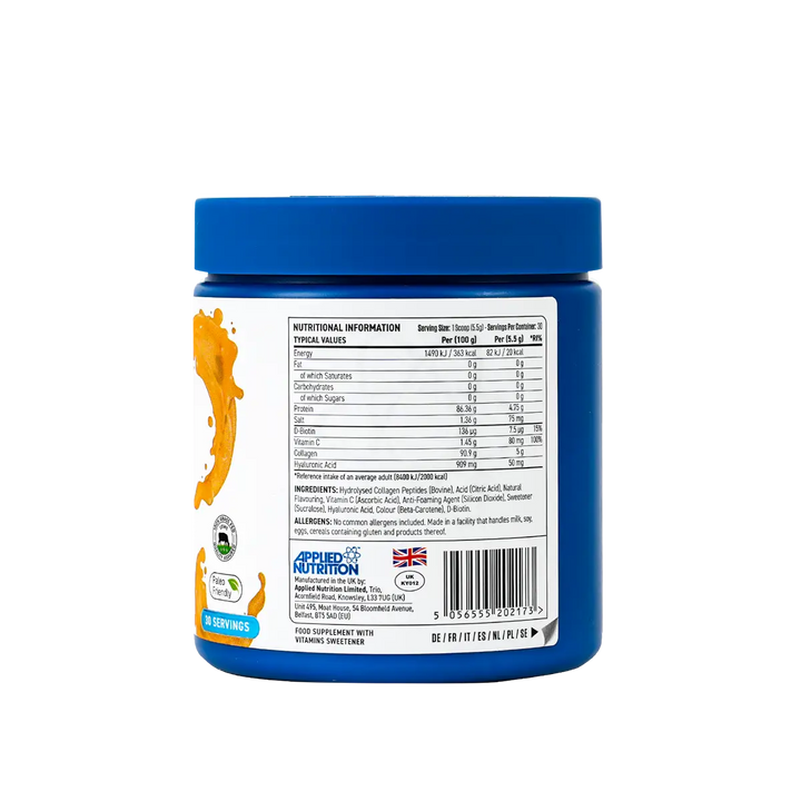 53251-Applied Nutrition Collagen Powder 165g Tropical VibesFlavour +2