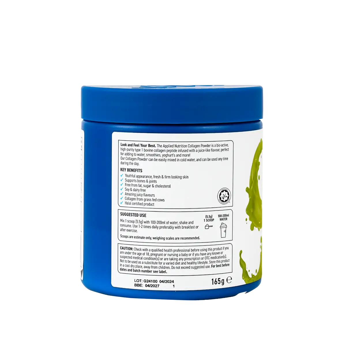53252-Applied Nutrition Collagen Powder 165g Citrus Twist Flavour +1