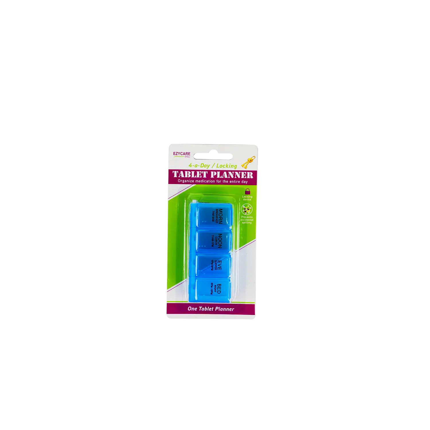Ezycare Plus 4-a-Day / Locking Tablet Planner 17800