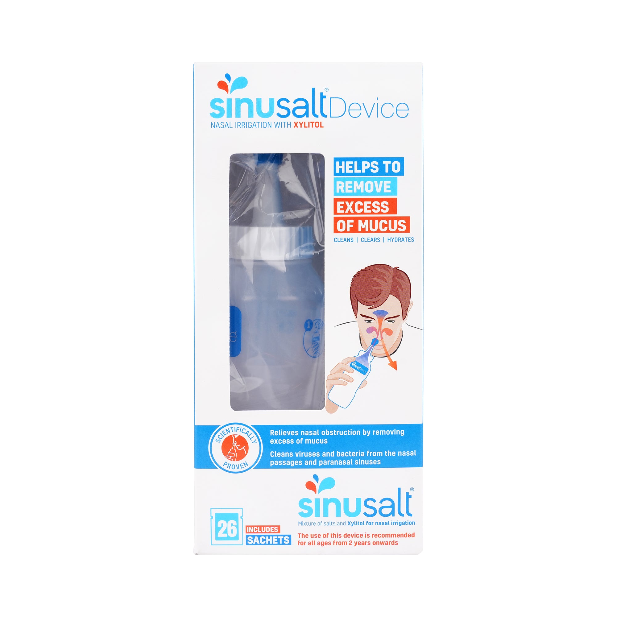 53256-Sinu Salt Device + 26Sachets +1