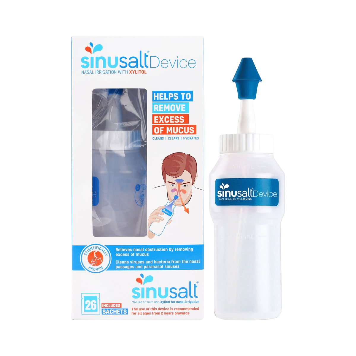 53256-Sinu Salt Device + 26Sachets