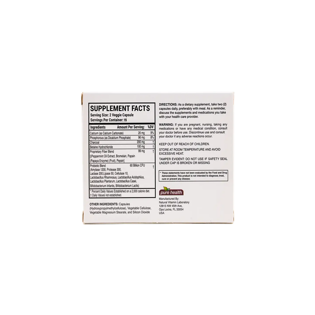 53258-Pure Health Fiber Diet +60BIllion 30 Veg Capsules +1