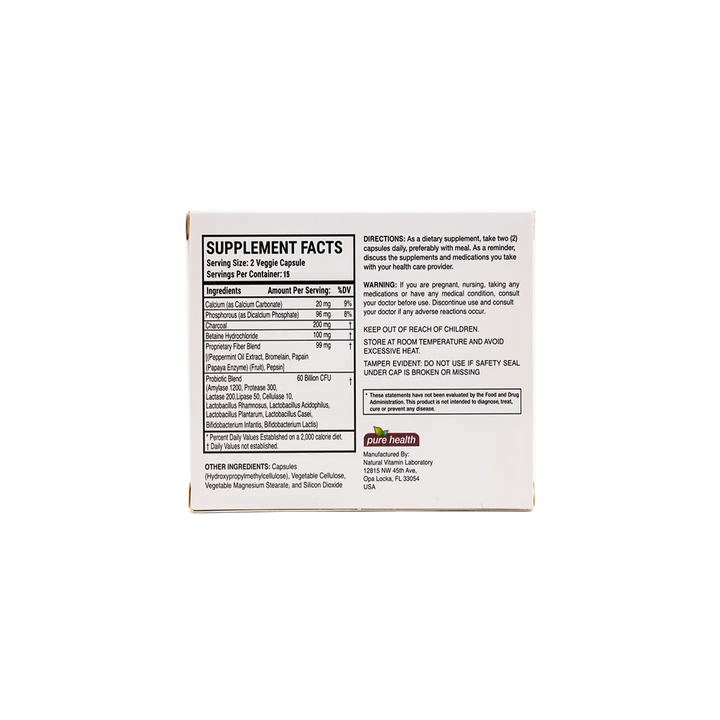 53258-Pure Health Fiber Diet +60BIllion 30 Veg Capsules +1