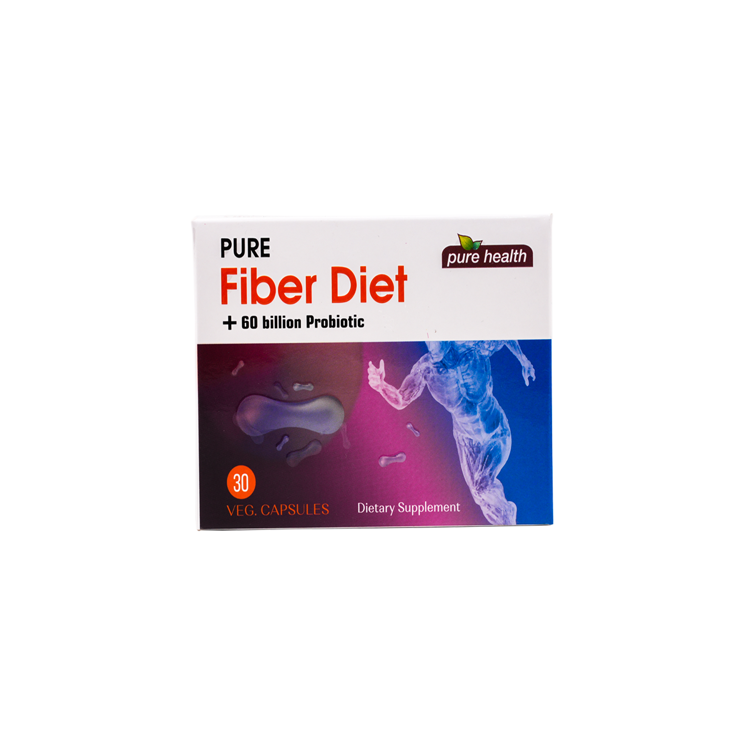 Pure Health Fiber Diet +60BIllion 30 Veg Capsules