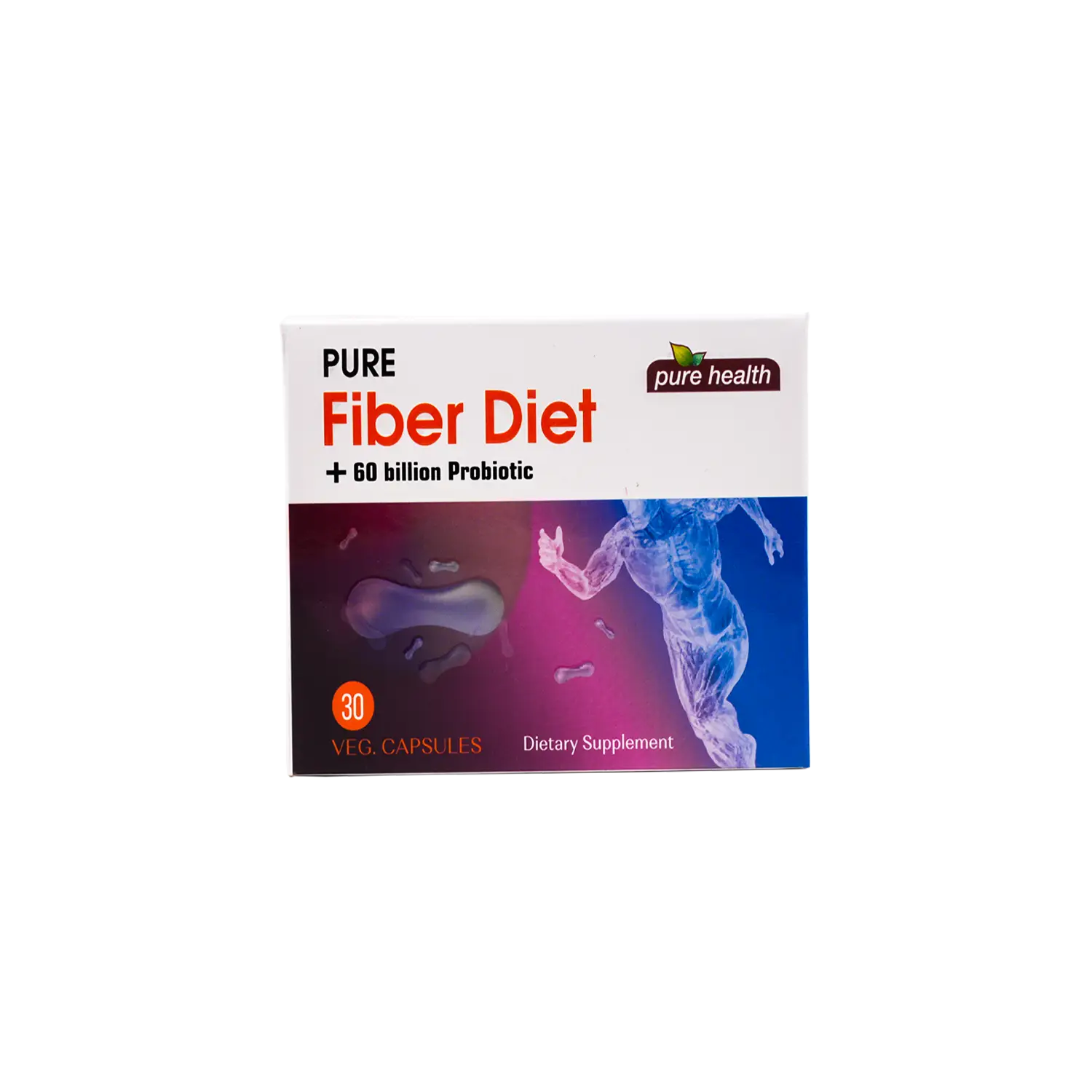 Pure Health Fiber Diet +60BIllion 30 Veg Capsules