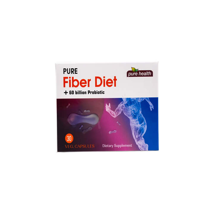 53258-Pure Health Fiber Diet +60BIllion 30 Veg Capsules