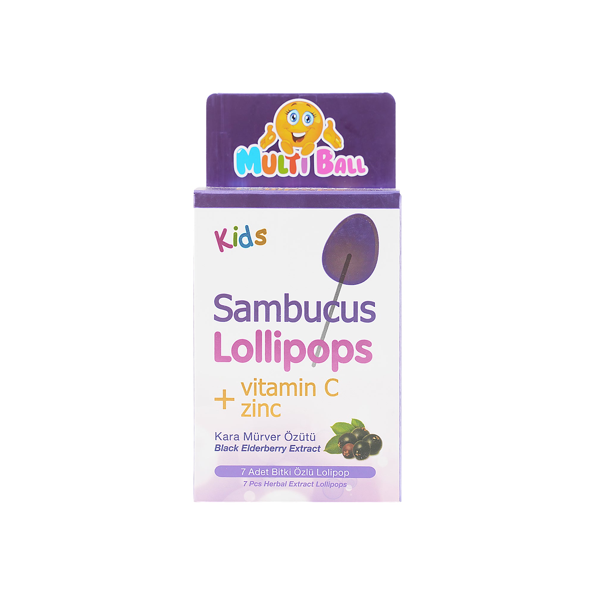 Multi Ball Kids Sambucus 7 Lollipops