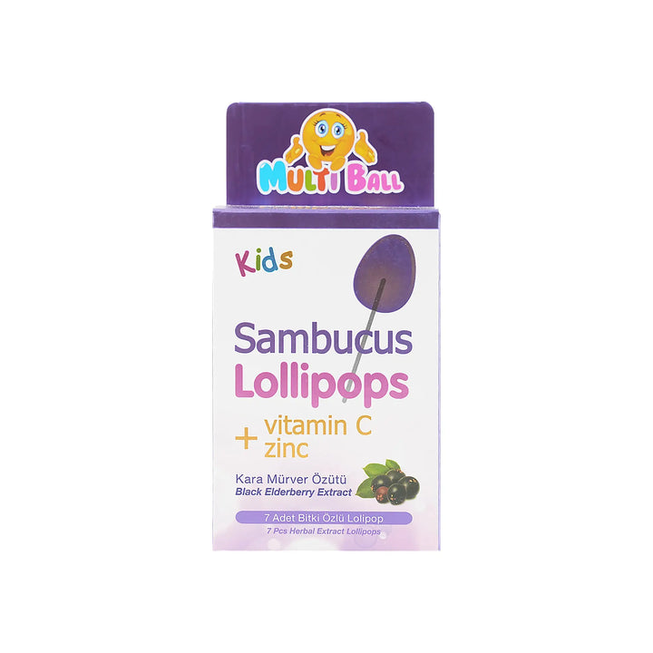 53259-Multiball Kids Sambucus 7 Lollipops