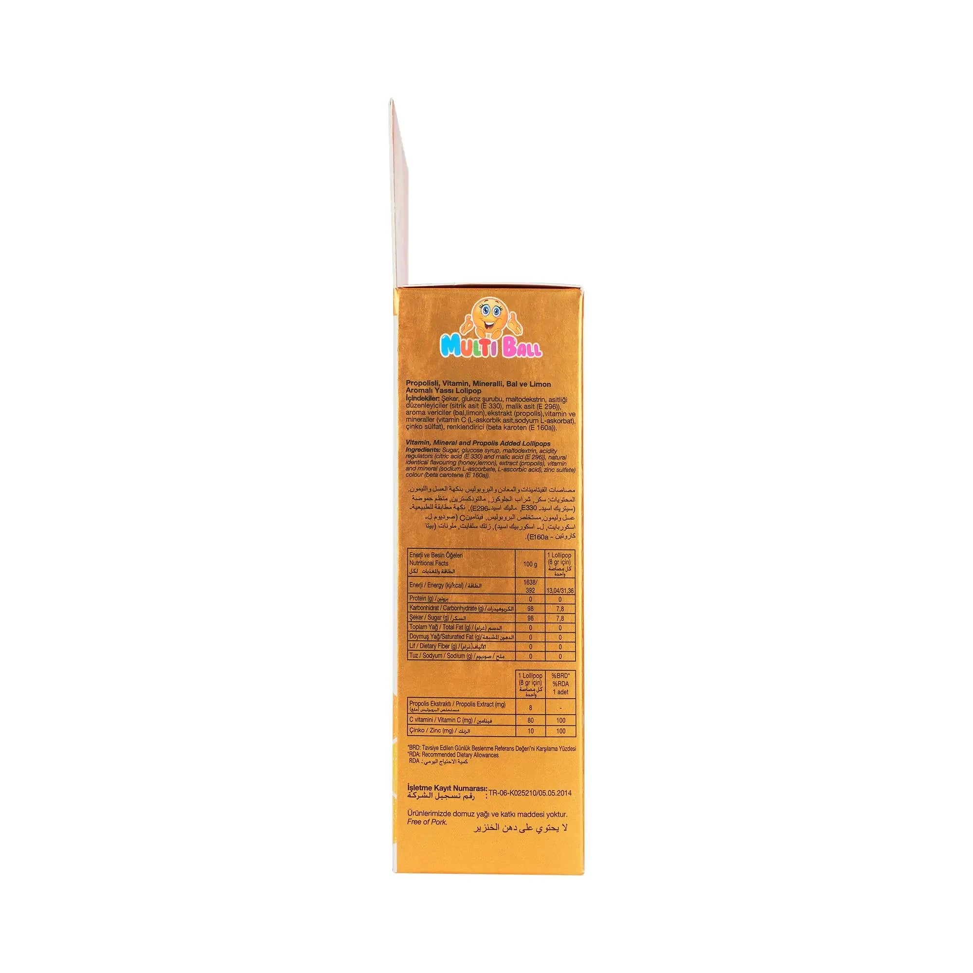53261-Multiball Kids Propolis 7 Lollipops +3