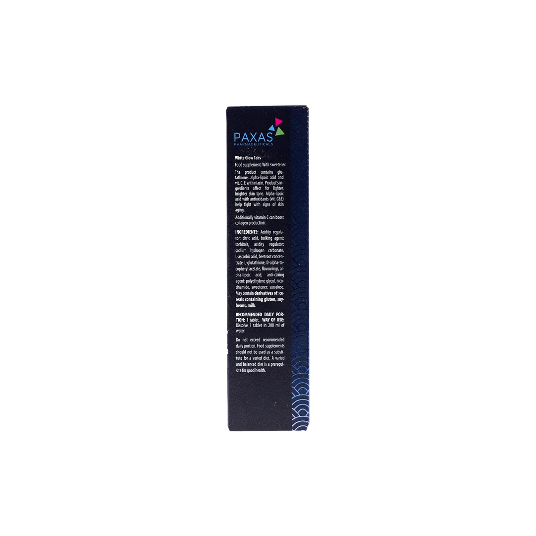 53266-Paxas White Glow 20 Effervescents Tablets +1