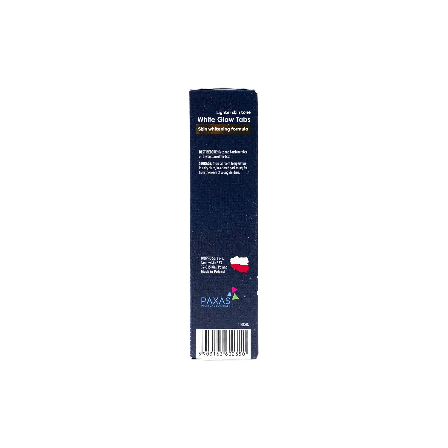 Paxas White Glow 20 Effervescents Tablets