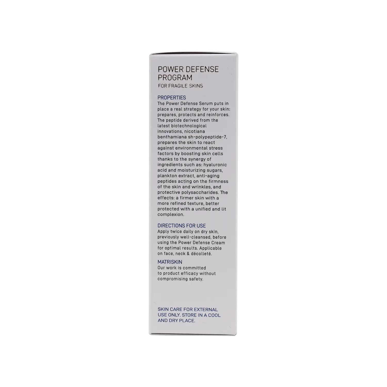 Matriskin Biotechnology power defense serum 30ml
