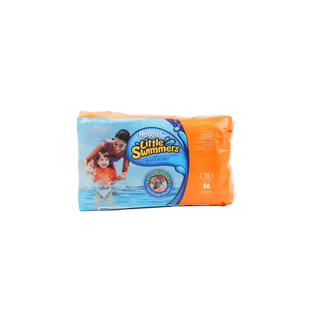 53277-Huggies Little Swimmers (11-15Kg) Medium 11Pcs