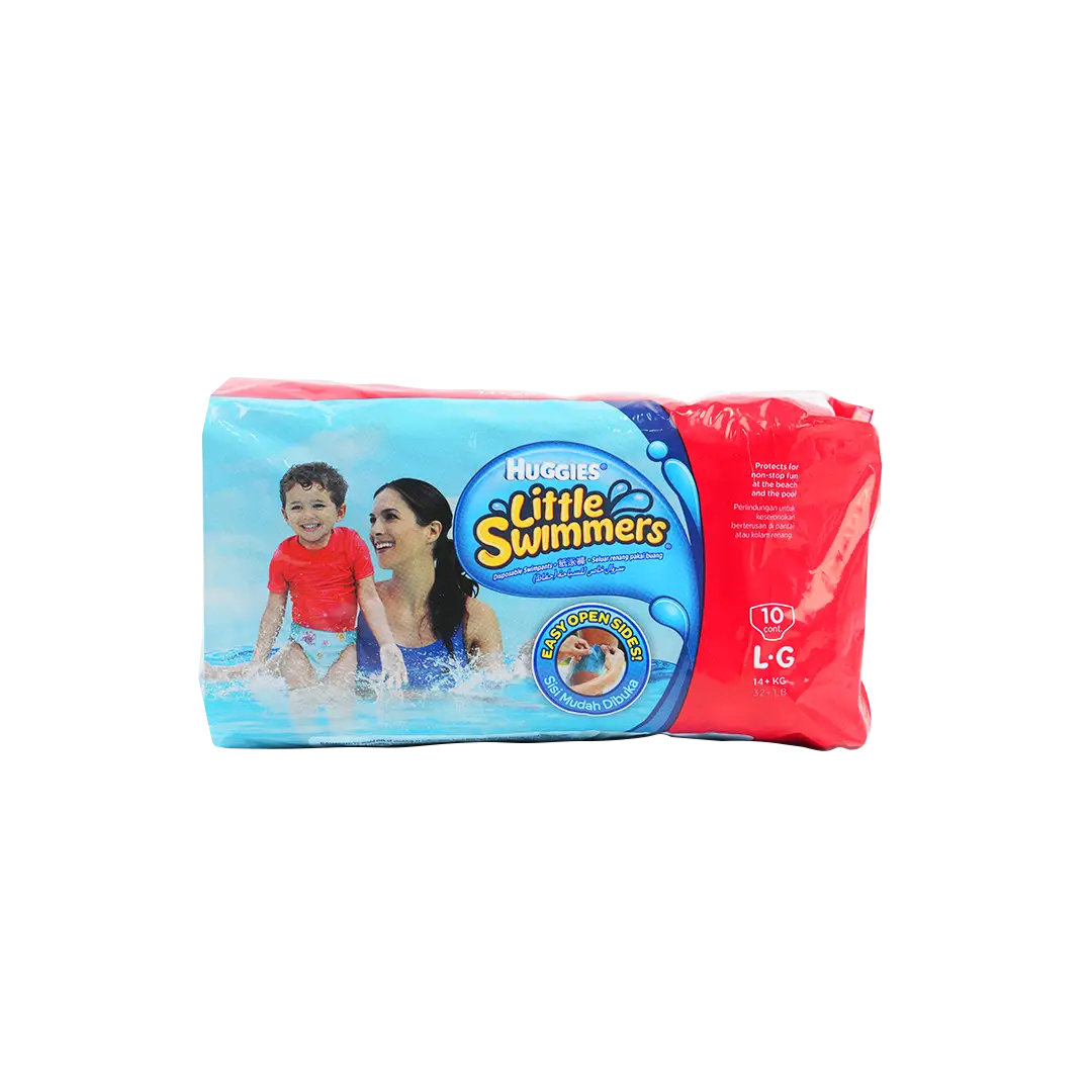 53278-Huggies Little Swimmers (+14Kg) Large 10Pcs