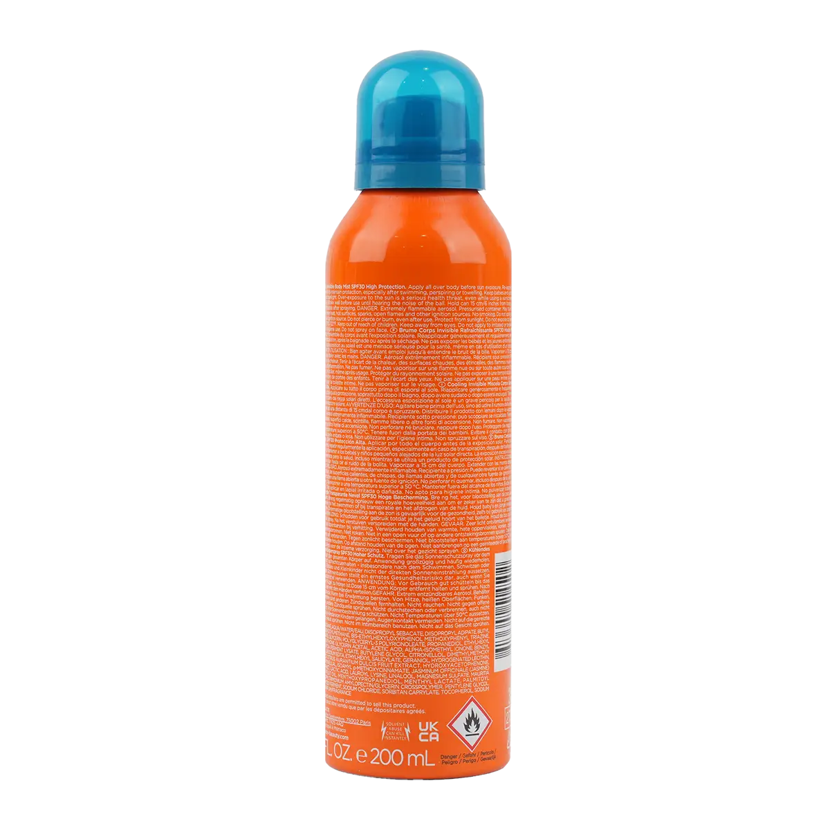 Lancaster Sun Sport Invisible Body Mist Spf 30 200ml