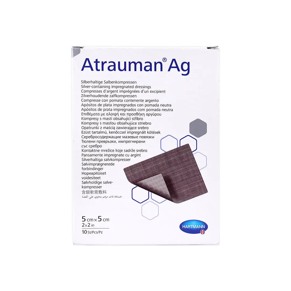هارتمان اترايومان فضة مقاس (5X5 سم) - 10 قطع
