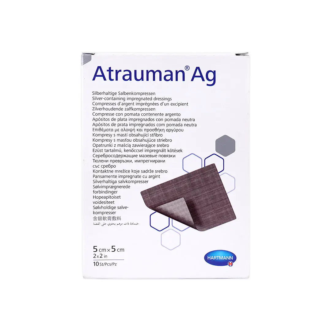 53290-Hartmann Atrauman Ag 5x5cm 10pcs