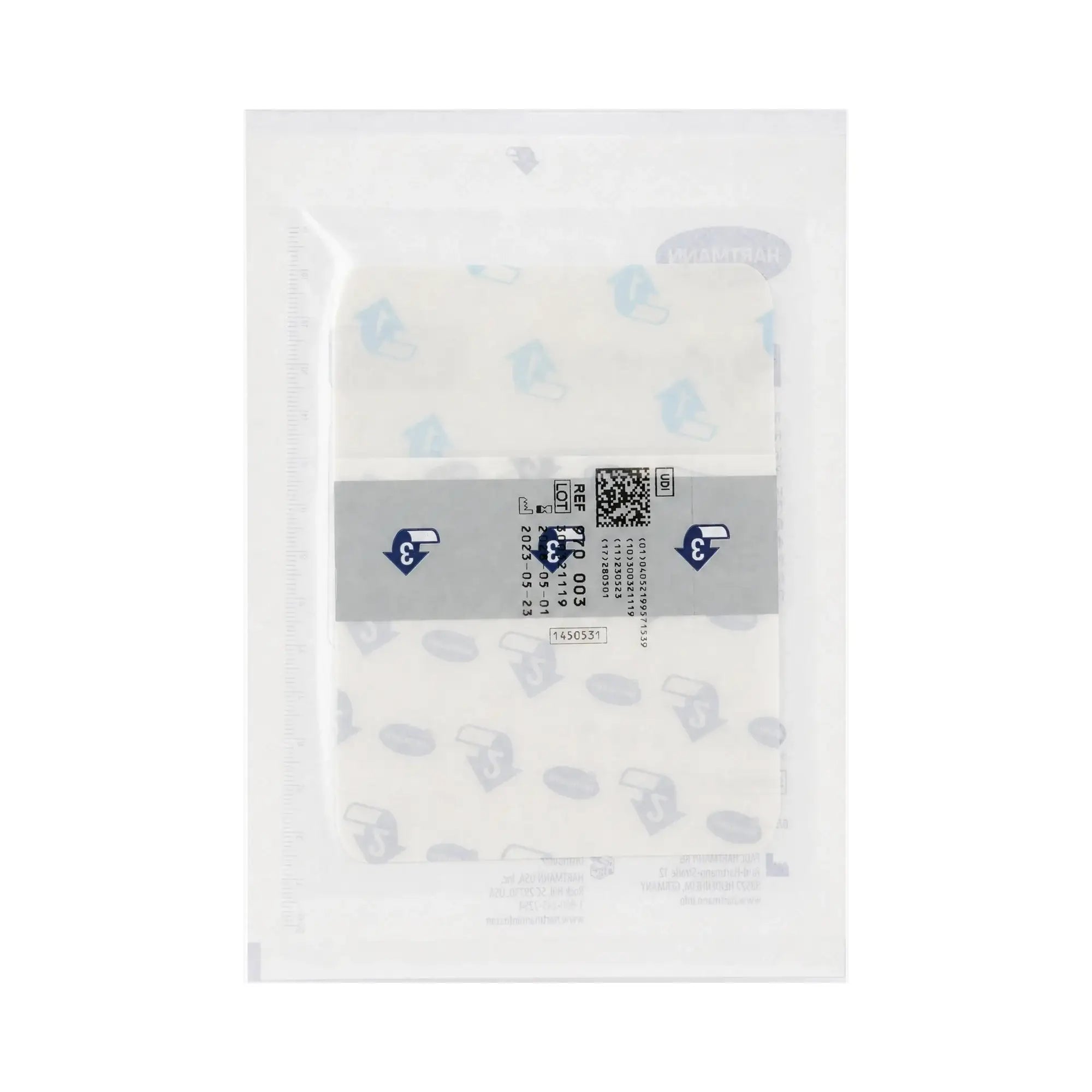 53291-Hartmann Hydrofilm 10x12.5cm 1pc +1