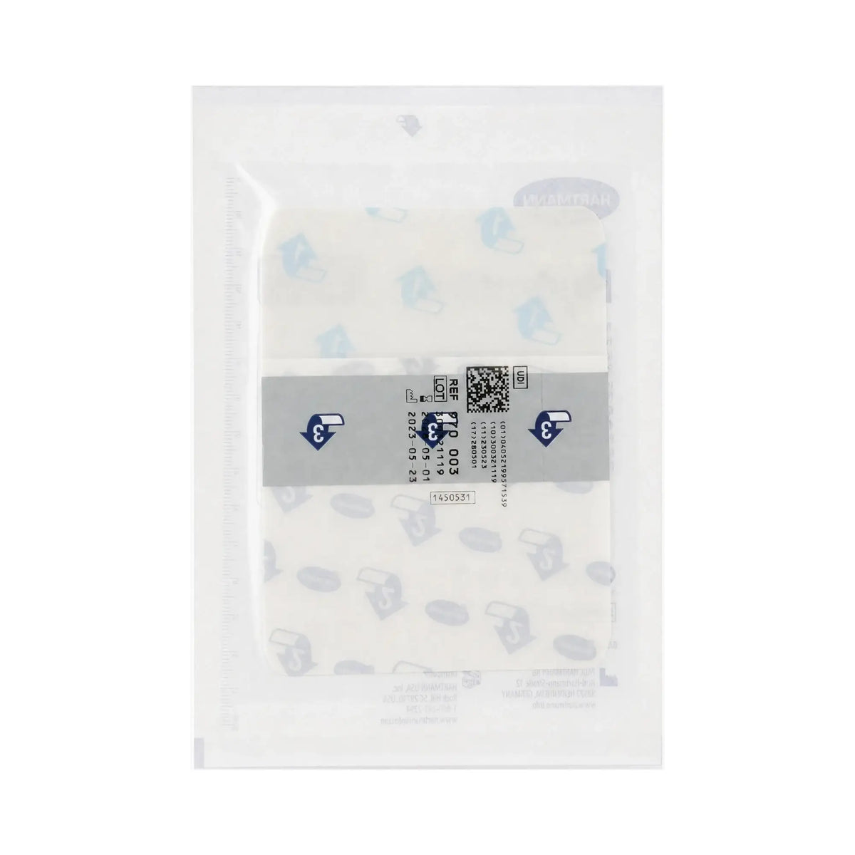 53291-Hartmann Hydrofilm 10x12.5cm 1pc +1