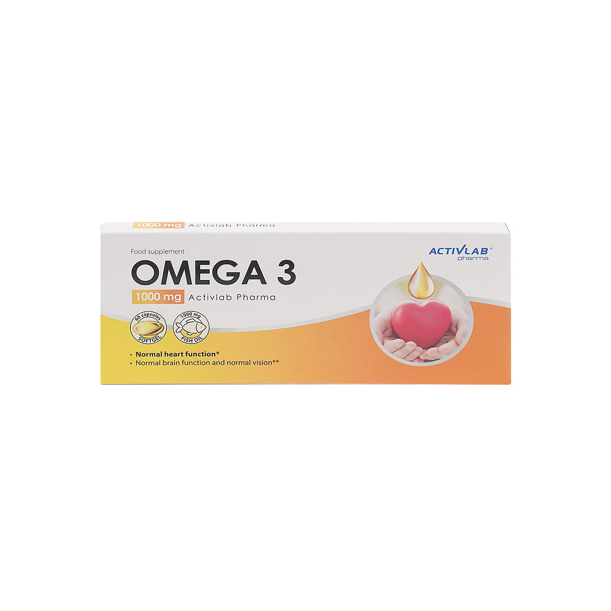 53299-Activlab Pharma Omega 3 1000mg 60 Capsules