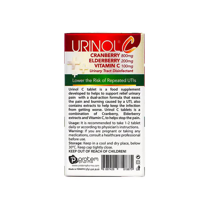 53305-Protem Pharma Urinol C  60tablets +1