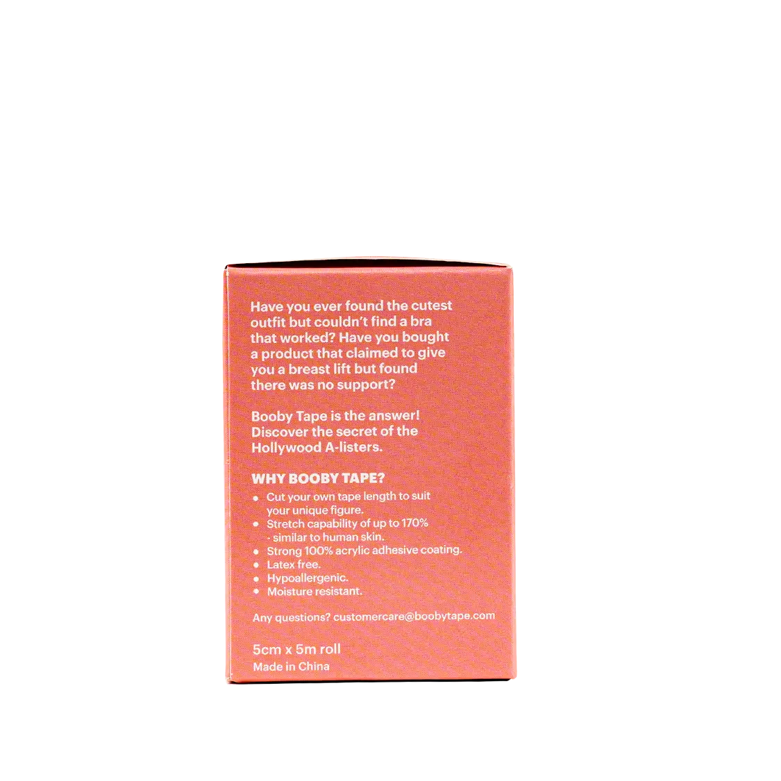 Booby Tape The Original Breast 5cm x5m White Tape