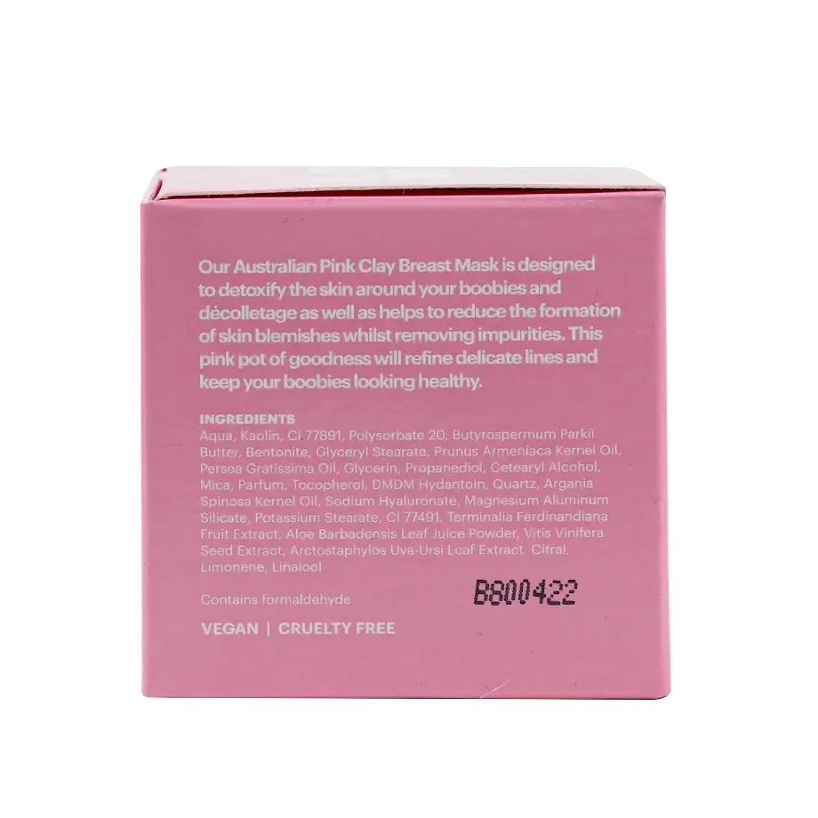 Booby Tape Skin Pink Clay Breast Mask 75g